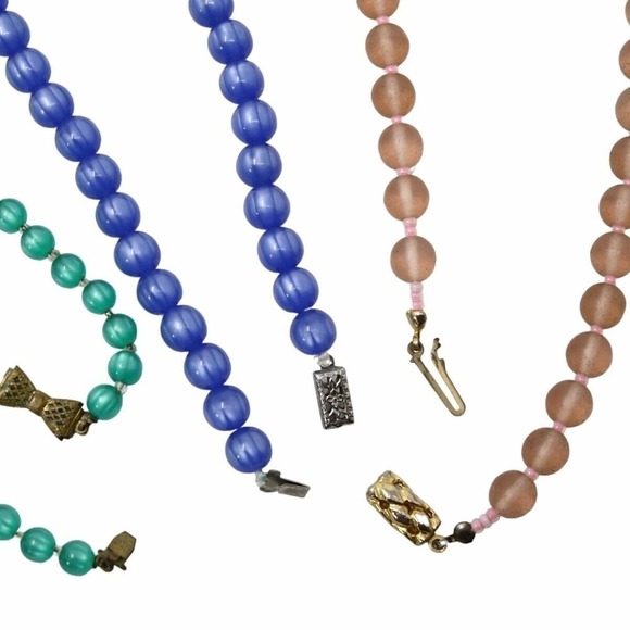 Three Vintage Bead Choker Necklaces to Wear as a Set or Separately - Hey Viv - Picture 5 of 9